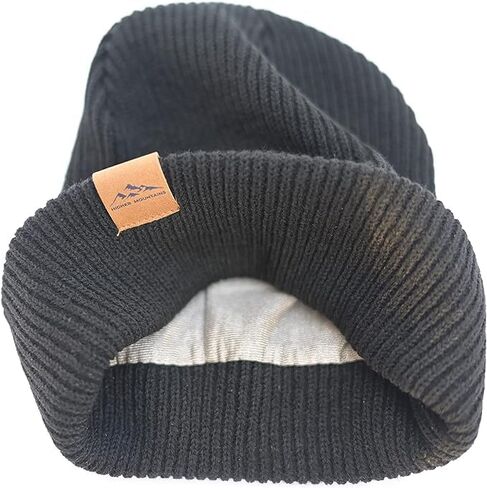 Higher Mountains Radiation Protection EMF Hat Beanie Black 5G 4G Slouchie Cap in Saudi Arabia