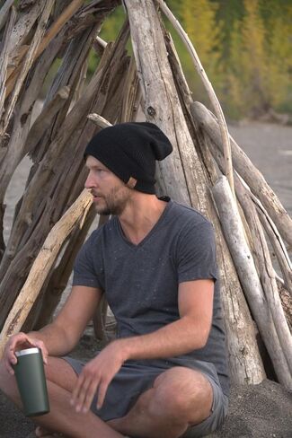 Higher Mountains Radiation Protection EMF Hat Beanie Black 5G 4G Slouchie Cap in Saudi Arabia