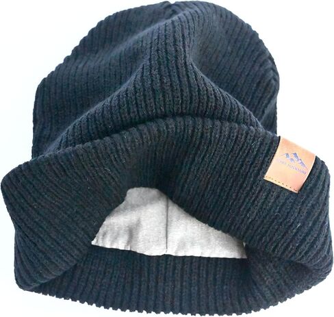 Higher Mountains Radiation Protection EMF Hat Beanie Black 5G 4G Slouchie Cap in Saudi Arabia