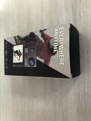 4K 30fps Action Camera - 131ft/40m Waterproof Underwater Camera EIS, WiFi Camera 170°Angle Sports Camera,HD 20MP Bike Camera with 2.4G Remote Control 2 Batteries & Helmet Accessories Kit in Kuwait