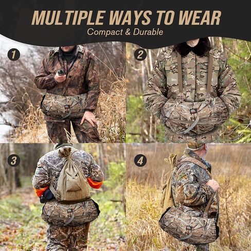 كيميموتو جهاز تدفئة اليد مع صوف وجيوب وحزام، حقيبة خصر للصيد والتخييم والعمل الخارجي والمشي لمسافات طويلة وكرة القدم وأنشطة الجولف in Kuwait