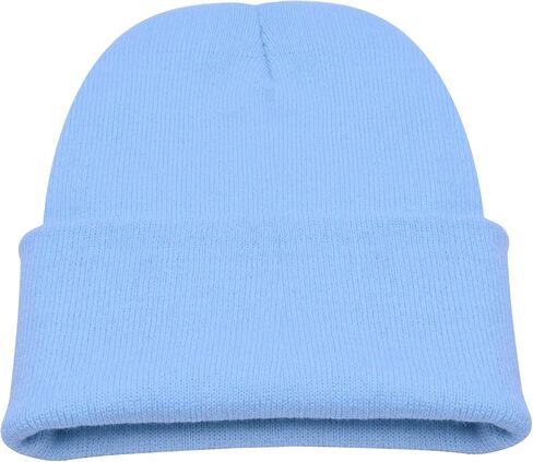 PZLE Warm Winter Hat Knit Beanie Skull Cap Cuff Beanie Hat Winter Hats for Men in Kuwait