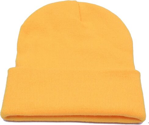 PZLE Warm Winter Hat Knit Beanie Skull Cap Cuff Beanie Hat Winter Hats for Men in Kuwait