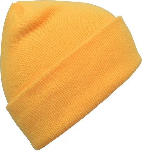 PZLE Warm Winter Hat Knit Beanie Skull Cap Cuff Beanie Hat Winter Hats for Men in Kuwait