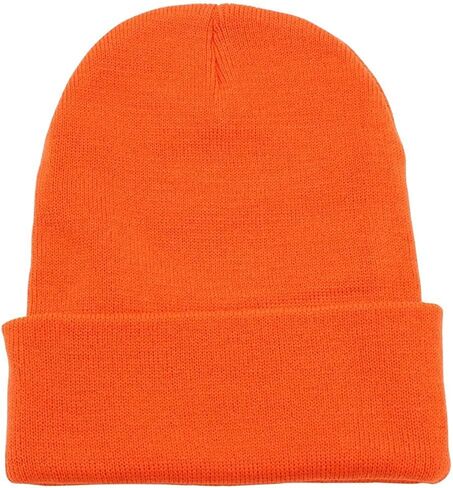 PZLE Warm Winter Hat Knit Beanie Skull Cap Cuff Beanie Hat Winter Hats for Men in Kuwait