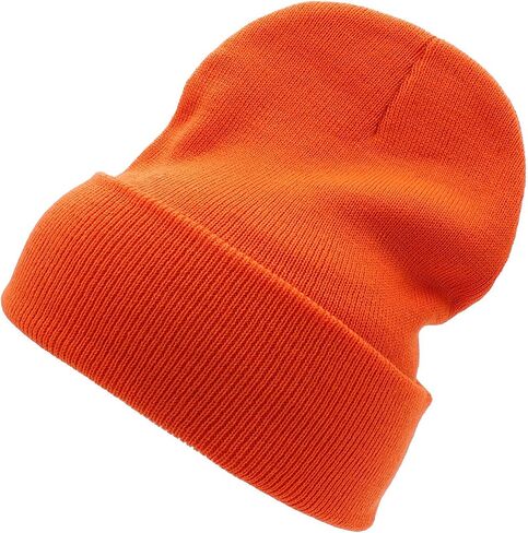 PZLE Warm Winter Hat Knit Beanie Skull Cap Cuff Beanie Hat Winter Hats for Men in Kuwait