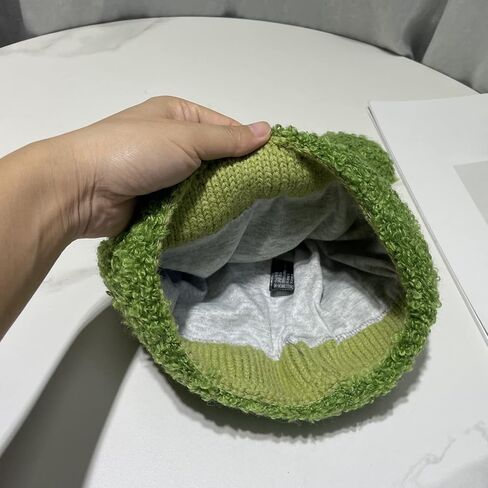BOLLEY JOSS Womens Winter Beanies Cute Woollike Knitted Frog Hat Women Lady Girl Crochet Sheep Christmas Hats in Kuwait