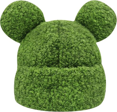 BOLLEY JOSS Womens Winter Beanies Cute Woollike Knitted Frog Hat Women Lady Girl Crochet Sheep Christmas Hats in Kuwait