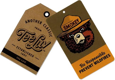 Tee Luv Smokey Bear Beanie - Always Be Careful Prevent Wildfires Knit Hat (Brown) in Saudi Arabia
