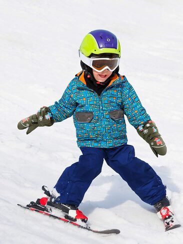 SATINIOR Kids Ski Mittens Winter Snow Waterproof Mittens Toddler Gloves Warm Windproof Mittens for Boys Girls in Saudi Arabia