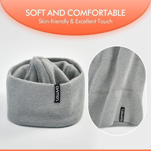 قبعة Zowya محبوكة قابلة للعكس للرجال والنساء، سميكة مخططة على الوجهين، قبعة يمكن ارتداؤها، ناعمة ودافئة للجنسين، قبعة واحدة in Kuwait