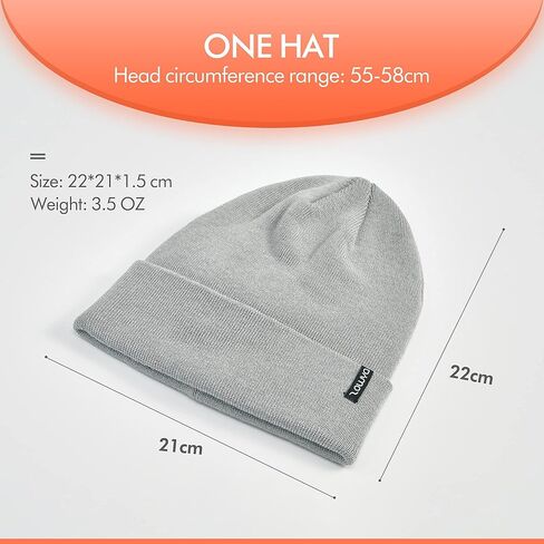 قبعة Zowya محبوكة قابلة للعكس للرجال والنساء، سميكة مخططة على الوجهين، قبعة يمكن ارتداؤها، ناعمة ودافئة للجنسين، قبعة واحدة in Kuwait