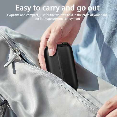 Hand Warmers Rechargeable 2 Pack, Magnetic Electric Handwarmer 10000mAh Portable Charger with 3 Heating Levels Xmas Gifts for Men Women Kids Outdoors Golf Camping Skiing Hunting in Kuwait