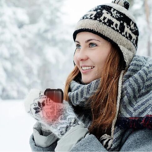 Hand Warmers Rechargeable 2 Pack, Magnetic Electric Handwarmer 10000mAh Portable Charger with 3 Heating Levels Xmas Gifts for Men Women Kids Outdoors Golf Camping Skiing Hunting in Kuwait