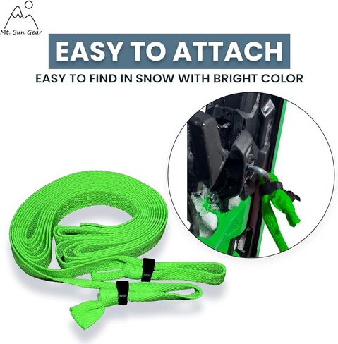 Mt. Sun Gear Ski Powder Streamers - Help Prevent Loss of Ski in Deep Snow in Kuwait