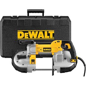 DEWALT DWM120K 10 Amp 5-Inch Deep Cut Portable Band Saw Kit with DEWALT DW3983 .020-by-44-7/8-Inch 18 TPI Portable Band Saw Blade, 3-Pack in Kuwait