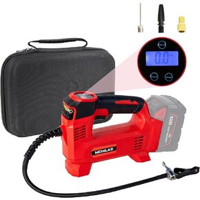 Tire Inflator for Milwaukee M18 Battery Auto Portable Air Compressor Pump with LCD Screen Fixed Value Setting for Car, Motorcycles, Bikes, Balls (No Battery) in Kuwait