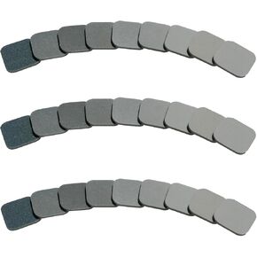 وسادات صنفرة ناعمة الملمس من M-jump مقاس 2 × 2 بوصة، وسادات تلميع شبكية من 320 إلى 3500 حبيبة (27 عبوة) in Kuwait