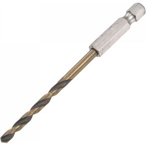 uxcell High Speed Steel Hex Shank Twist Drill Bit, 5mm Drilling Dia with 1/4 Inch Hex Shank 105mm Length in Saudi Arabia
