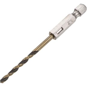 uxcell High Speed Steel Hex Shank Twist Drill Bit, 5.5mm Drilling Dia with 1/4 Inch Hex Shank 113mm Length