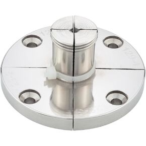 مجموعة ظرف مخرطة الخشب DEEFIINE مقاس 4 بوصة بخيط 1 بوصة × 8TPI ومحول 3/4 بوصة × 16TPI، ظرف دوران خشبي ذاتي التمركز مطلي بالنيكل 4 فك. (فك واحد) in Kuwait