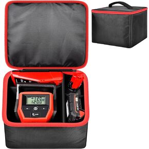 شنطة ضاغط هواء متوافقة مع ادوات ميلووكي الكهربائية 2475-20 M12، حامل تخزين لاسلكي لنفخ الاطارات يناسب شاحن بطارية ميلووكي وملحقاتها - (صندوق فقط) in Kuwait