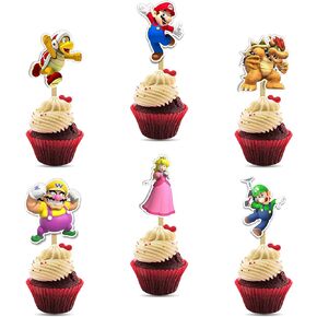 Seyal® Supr Mario CupCake Topper
