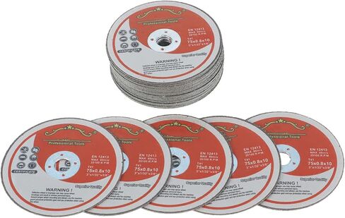 TINVHY 25-Pack Cut-Off Wheels, 3In x 1/32In x 3/8In Cutting Wheel for Cutting Metal & Stainless Steel, Thin Metal Cutting Disc for Angle Grinder Max Operating Speed 20,100 RPM in Saudi Arabia