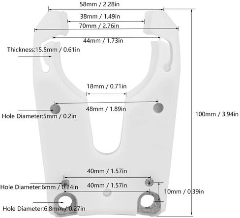 ISO30 Tool Holder Clamp ISO30 Woodworking Tool Cradle Fork Claw for CNC Machining Center Engraving Machine(5 Pcs) in Saudi Arabia