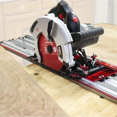 Milescraft 1409 Track Saw Guide – Universal Compatibility for Circular Saws with Blades up to 7-1/4". 50" Expandable Cutting Range with 2" Cutting Depth. All Aluminum Construction. in Saudi Arabia
