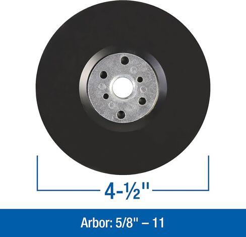 Mercer Industries 325045-4-1/2" x 5/8"-11 وسادة دعم قياسية لأقراص الألياف in Kuwait