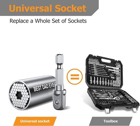 أدوات تخزين للرجال، هدايا للرجال، أدوات مقبس عالمية فائقة، هدايا عيد الميلاد للأب الذي لديه كل شيء، أدوات رائعة له الأب الزوج صديق الجد، هدايا أدوات فريدة للرجال in Kuwait