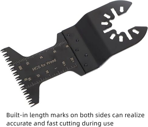 LiGuVCY 1.75 x 3.5 Inch Oscillating Saw Blade Longer Wavy Tooth Multi-Tool Blade for Wood Plastic 60 Pieces in Saudi Arabia