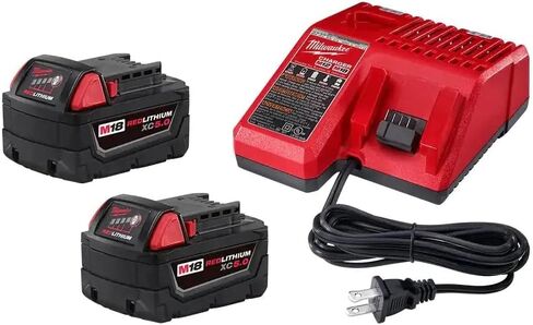 M18 18-Volt Lithium-Ion XC Starter Kit with Two 5.0Ah Batteries and Charger in Saudi Arabia