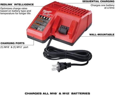 M18 18-Volt Lithium-Ion XC Starter Kit with Two 5.0Ah Batteries and Charger in Saudi Arabia
