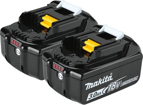 ماكيتا BL1830B 18V LXT بطارية ليثيوم أيون 3.0 أمبير، أسود in Saudi Arabia