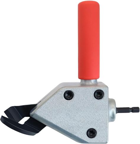 مرفق مثقاب قص الصفائح المعدنية، قاطعة مقصات الصفائح المعدنية شديدة التحمل لقطع الصفائح المعدنية/قماش الأجهزة/قناة التدفئة والتهوية وتكييف الهواء/ألواح التسقيف/الفرن، مقصات توربو قطع مواد 18GA in Kuwait