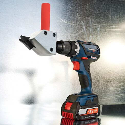 مرفق مثقاب قص الصفائح المعدنية، قاطعة مقصات الصفائح المعدنية شديدة التحمل لقطع الصفائح المعدنية/قماش الأجهزة/قناة التدفئة والتهوية وتكييف الهواء/ألواح التسقيف/الفرن، مقصات توربو قطع مواد 18GA in Kuwait