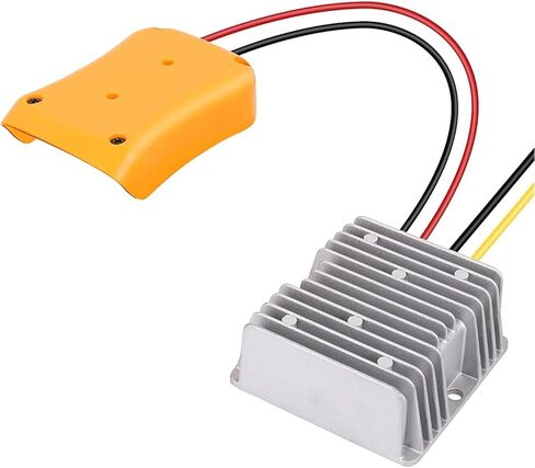 محول طاقة تيار مستمر لبطارية ديوالت 20 فولت بحد أقصى، محول جهد تنازلي من 20 فولت إلى 12 فولت، عاكس 180 وات، منظم محول باك تلقائي لشريط إضاءة LED لعربة الجولف (البطارية غير متضمنة) in Kuwait