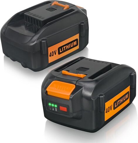 xeanerol 2 حزم 40v3.6ah WA3580 استبدال البطارية لبطارية Worx 40V متوافقة مع بطارية ليثيوم Worx 40V WA3580 WG180 WG280 WG380 WG580 أداة الطاقة اللاسلكية in Kuwait