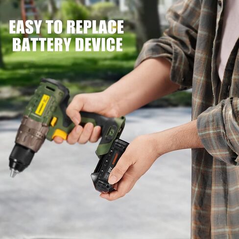 بطارية ENGiNDOT 20 فولت ليثيوم أيون 2.0 أمبير في الساعة بطارية بديلة قابلة لإعادة الشحن لجميع الأدوات الكهربائية اللاسلكية 20 فولت in Kuwait