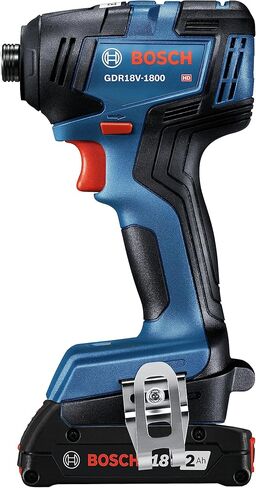 بوش GXL18V-27B22 18 فولت 2 أداتين 1/4 انش مفك عزم سداسي و1/2 انش طقم مثقاب/مفك مع (2) بطارية 2.0 امبير في الساعة in Kuwait