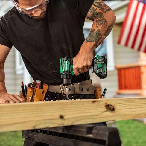 Metabo HPT 18V MultiVolt ™ مجموعة أدوات الحفر والسائق بدون فرش اللاسلكي | تتضمن بطاريات 2-18 فولت 2.0 أمبير | ضمان الأداة مدى الحياة | KC18DEXQB in Saudi Arabia