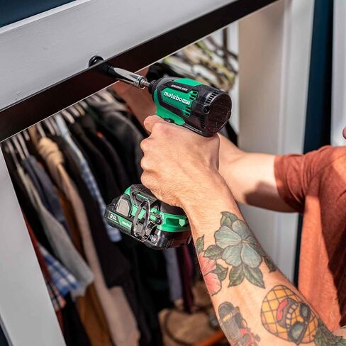 Metabo HPT 18V MultiVolt ™ مجموعة أدوات الحفر والسائق بدون فرش اللاسلكي | تتضمن بطاريات 2-18 فولت 2.0 أمبير | ضمان الأداة مدى الحياة | KC18DEXQB in Saudi Arabia