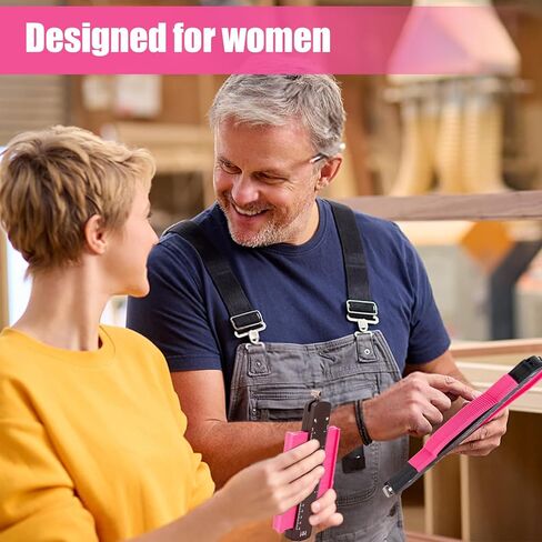 هدية عيد الميلاد للنساء والأم والزوجة - مقياس محيطي 10+6 بوصة، أداة قياس محيطية وردية مع قفل، مثالية لصيانة المنزل بنفسك، أداة تحديد الخطوط العريضة لوضع بلاط السجاد على الأرضيات الخشبية in Kuwait