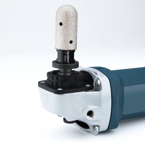 1-3/8 Inch Diamond Finger Milling Bits Ball End, 35mm Dry Core Drill Bit with 5/8-11 Thread and 3/8" Hex Adapter for Angle Grinders and Drills to Enlarge, Shape Holes in Porcelain Tile Ceramic Granite in Saudi Arabia