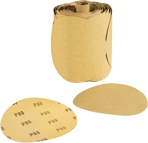 Premium 6 Inch PSA Sanding Discs 100 PCS Aluminum Oxide Sandpaper with Sticky Back 180 Grit Self Adhesive Sandpaper Roll for Orbital Sander in Saudi Arabia