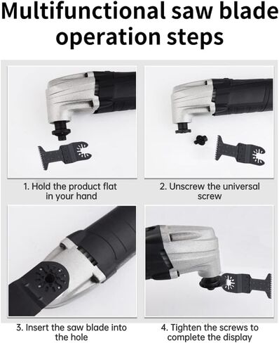 شفرة منشار أداة متأرجحة 20 قطعة من Guudi، شفرة منشار متأرجحة عالمية احترافية، شفرة خشبية متعددة الأدوات، أداة متأرجحة متينة سريعة الإصدار، شفرة متعددة الأدوات تناسب جميع الموديلات (44 مم) in Kuwait