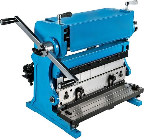 BestEquip Sheet Metal Brake 3-In-1 12-inch,Shear Press Brake 20-Gauge Capacity,Combination Sheet Metal Machine Solid Construction,Shears and Slip Roll Machine for Shear Bending Rolling in Saudi Arabia