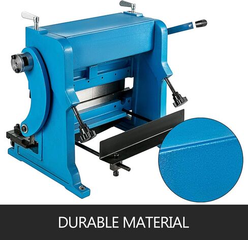 BestEquip Sheet Metal Brake 3-In-1 12-inch,Shear Press Brake 20-Gauge Capacity,Combination Sheet Metal Machine Solid Construction,Shears and Slip Roll Machine for Shear Bending Rolling in Saudi Arabia